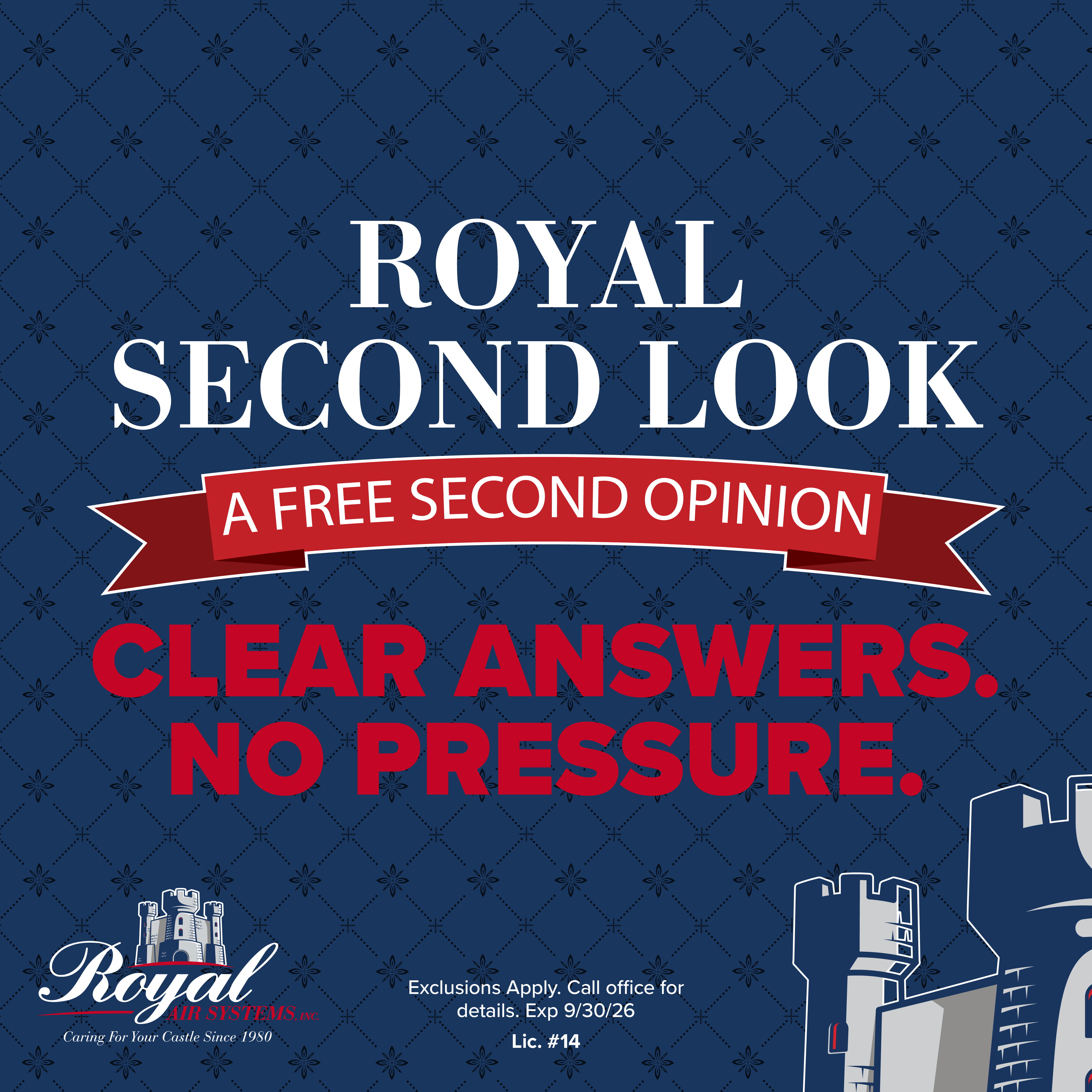 Call Royal Air Systems, Inc. for AC in North Reading MA today!